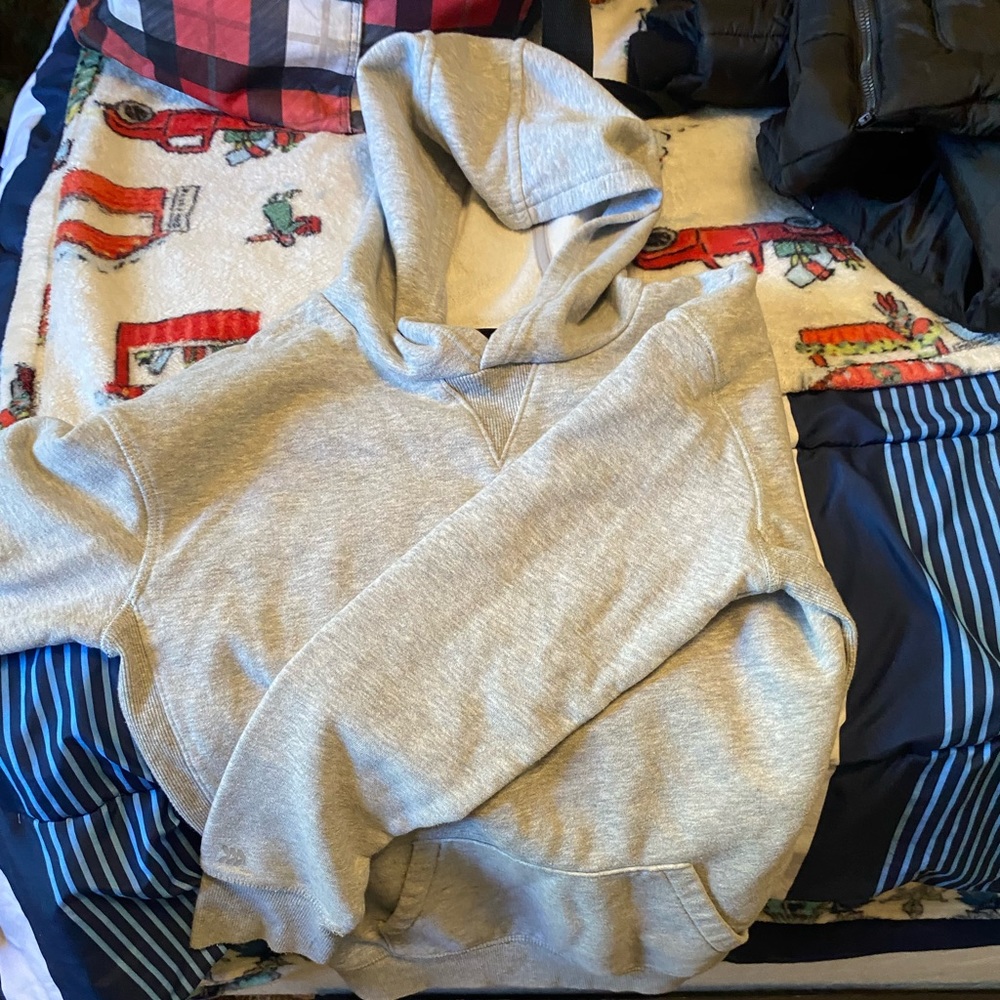 Women’s light grey hoodies sweatshirt